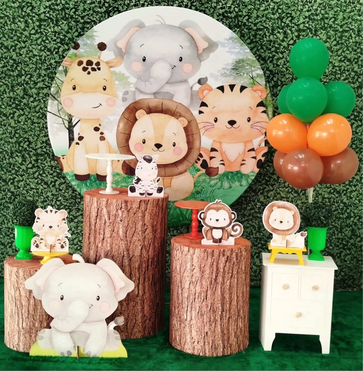 Safari (3) - Kit Ouro - Up Decor Pegue e Monte