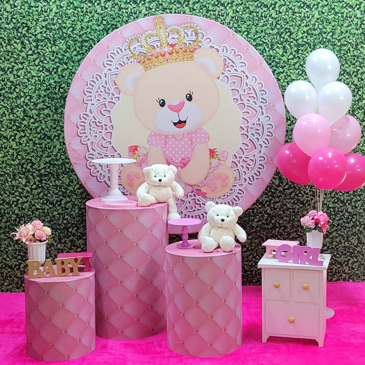 Ursa Realeza- Kit Ouro   - Up Decor Pegue e Monte