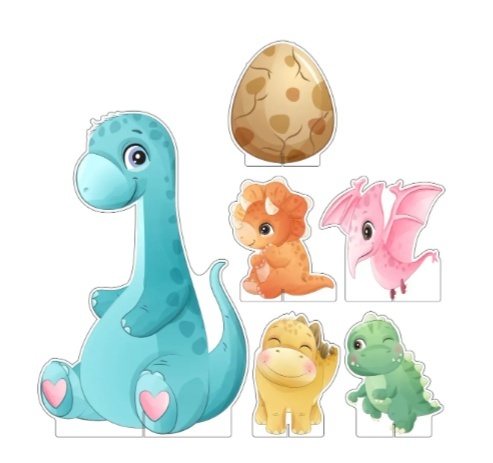 Mdf Dino Baby - Tutti Festas
