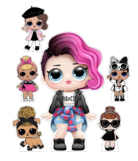 Mdf Bonecas Lol - Tutti Festas