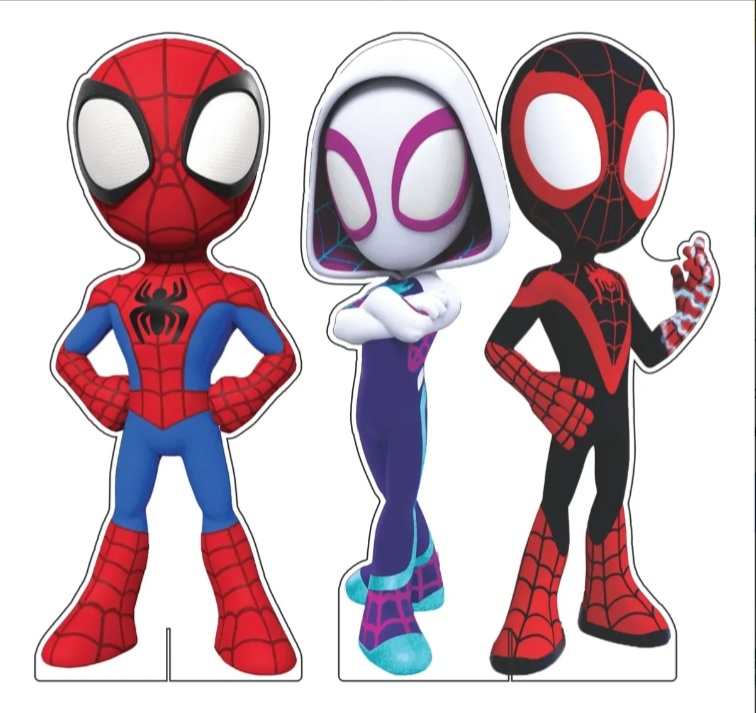 Mdf Spidey E Seus Amigos - Tutti Festas