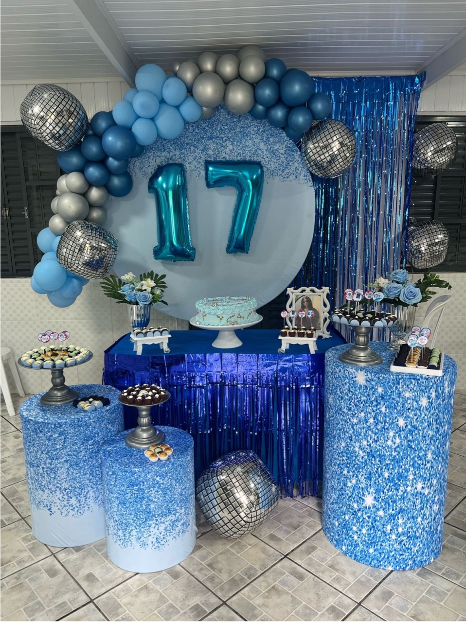 Glitter Azul - Tutti Festas