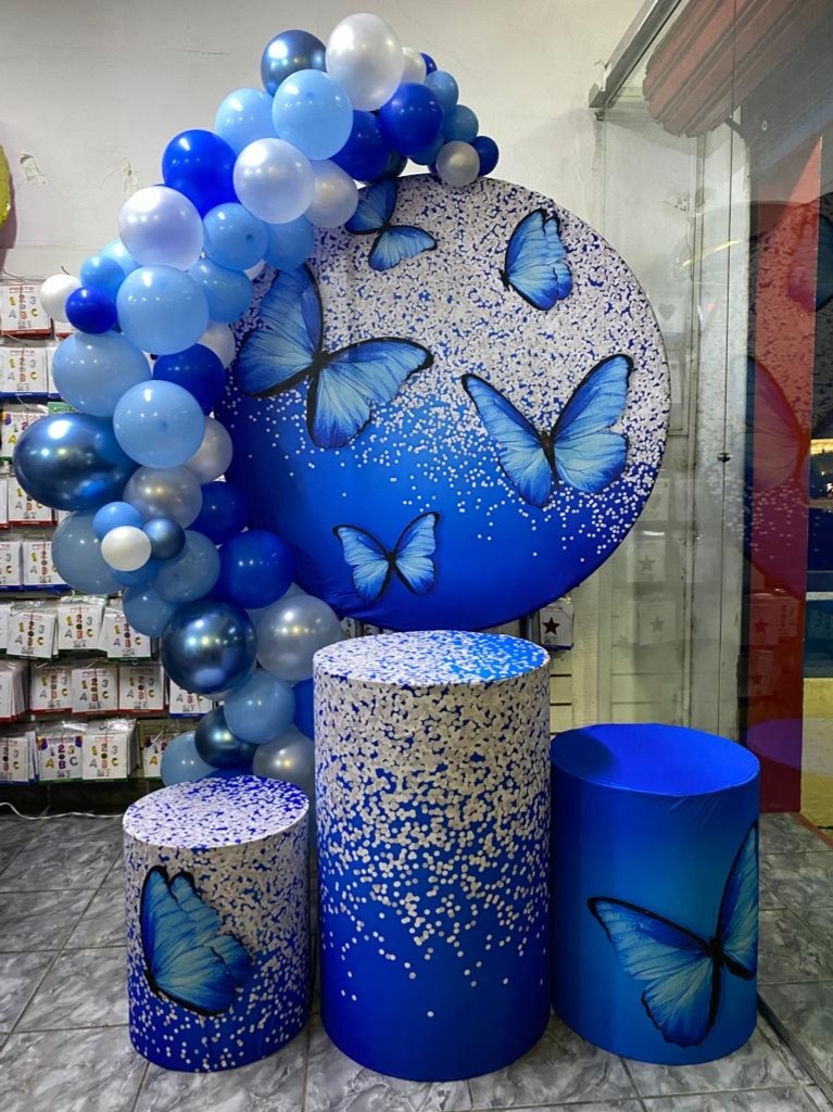 Borboletas - Azul - Kit Incrível - Tutti Festas