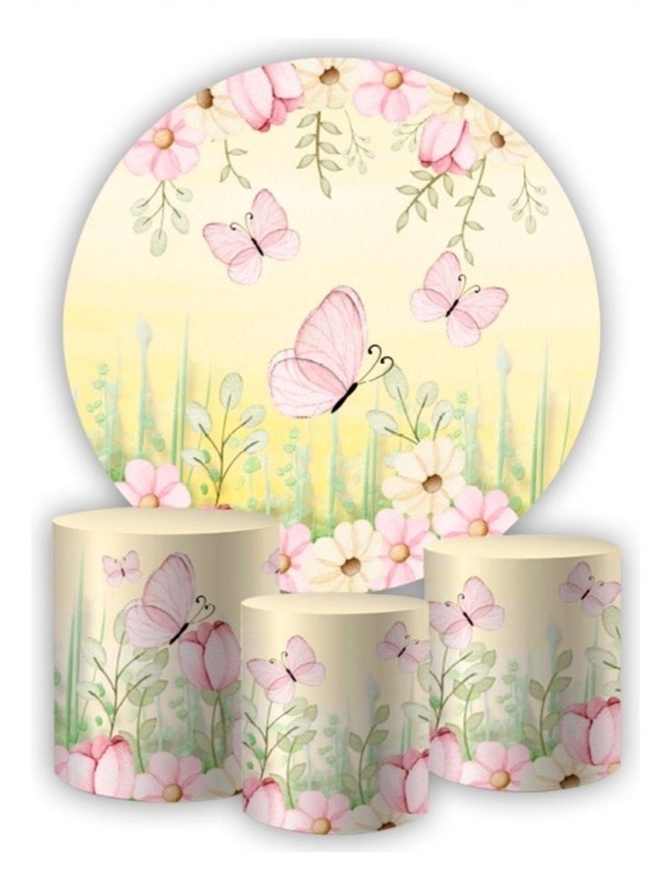 Borboletas Rosa - Kit Fantástico - Tutti Festas