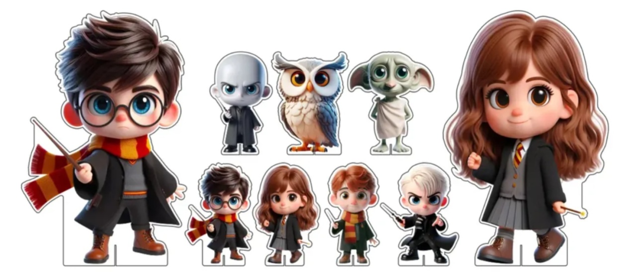Mdf Harry Potter Cute - Tutti Festas