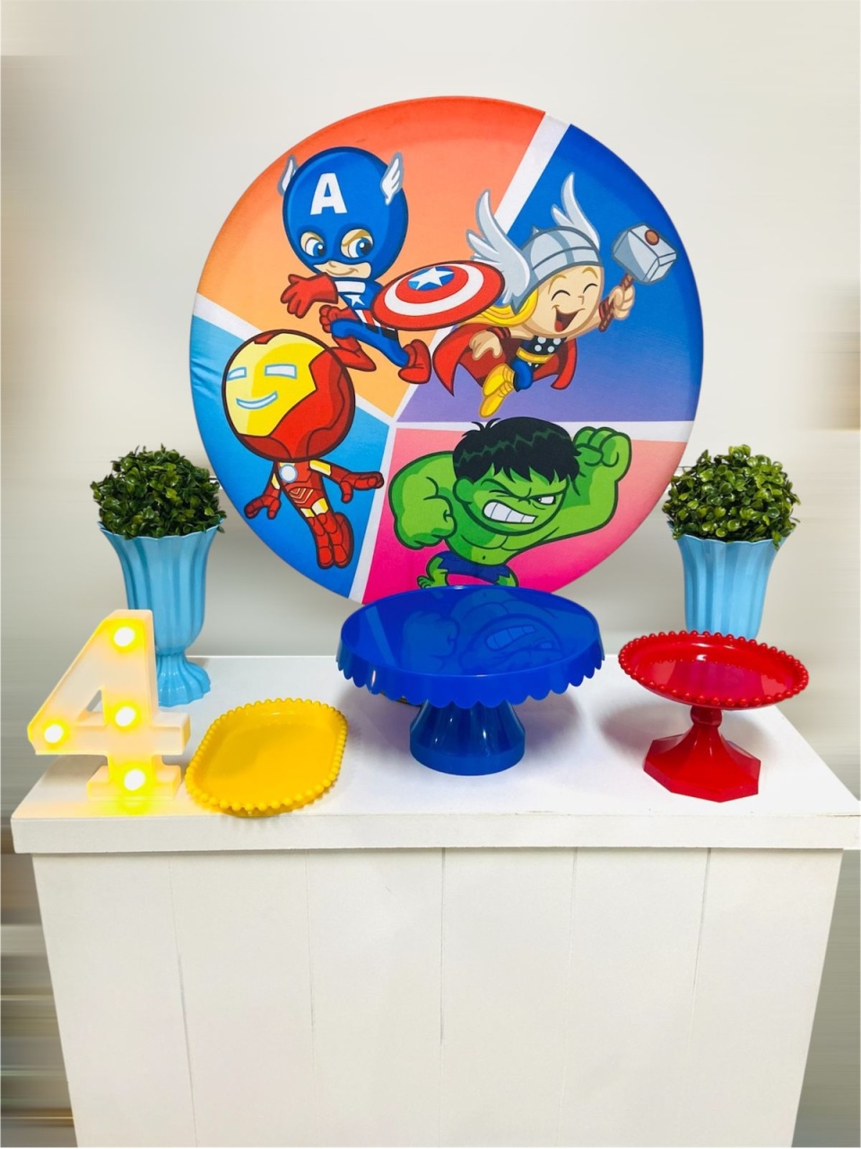Mini Table Vingadores Baby - Tutti Festas