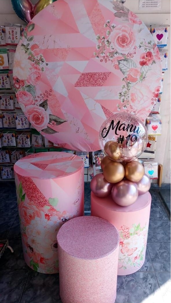 Floral Rosa  - Tutti Festas