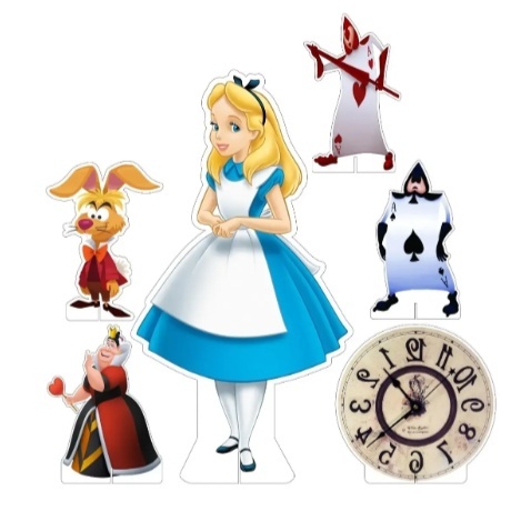 Mdf Alice No País das Maravilhas - Tutti Festas