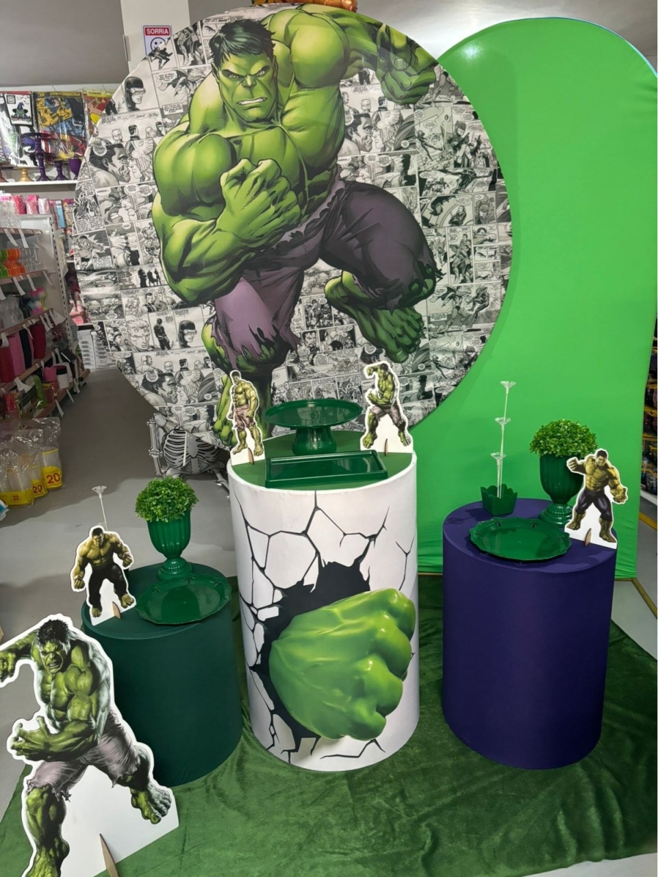 Hulk - Kit Fantástico - Tutti Festas