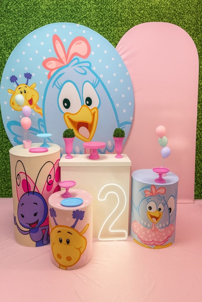 Galinha Pintadinha Rosa - Kit Fantástico - Tutti Festas
