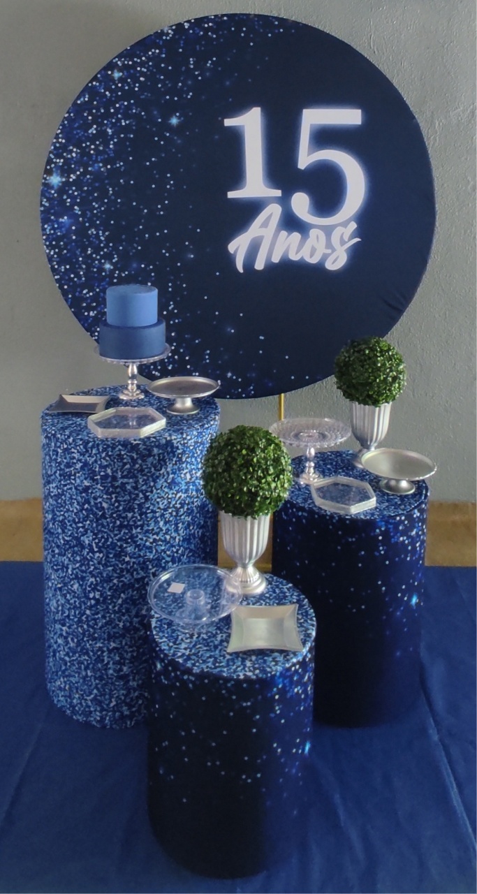 Kit Bronze Azul/Prata - Lucimeire Biscola 