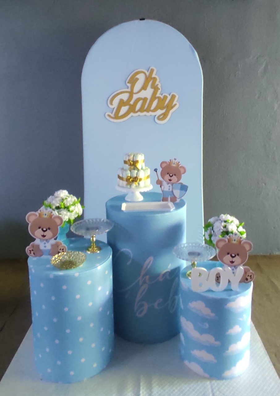Kit Bronze Oh Baby Azul Urs.princepe/P.romano - Lucimeire Biscola 