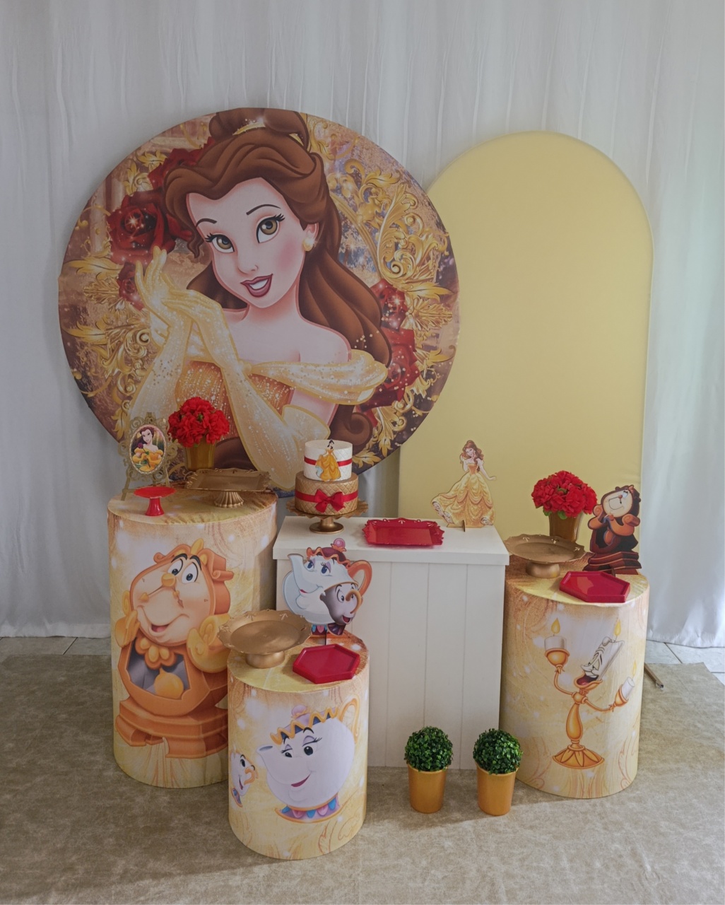 Kit Ouro Bela E A Fera  - Lucimeire Biscola 