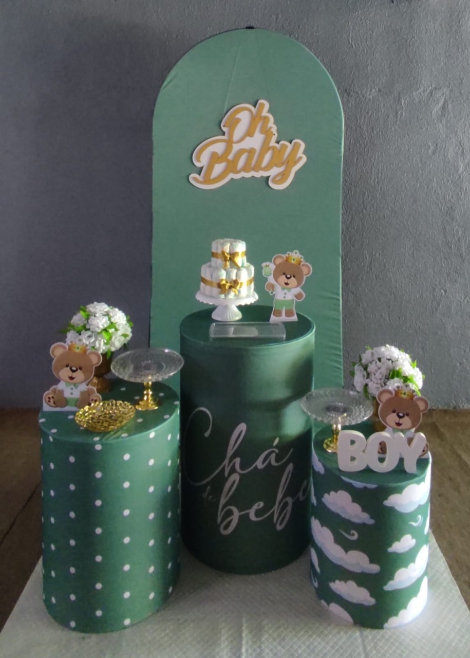 Kit Bronze Oh Baby Ursinho Príncipe Verde/P.romano - Lucimeire Biscola 