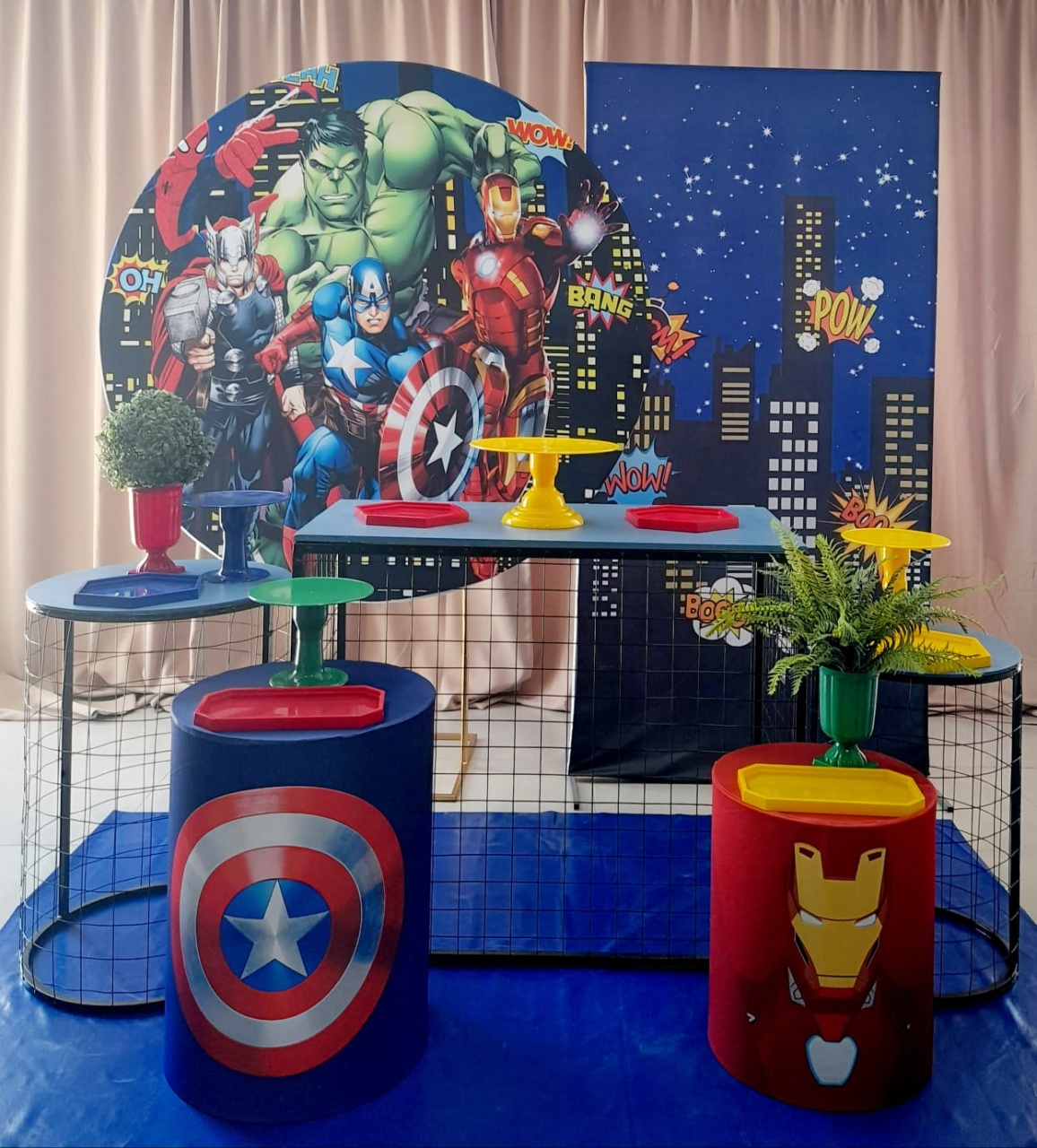 Vingadores Decor A - Cenário Mágico Festa