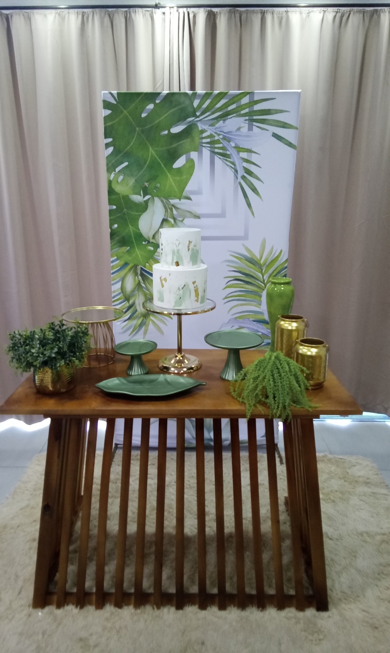 Folhagem Verde 7 - Cenário Mágico Festa