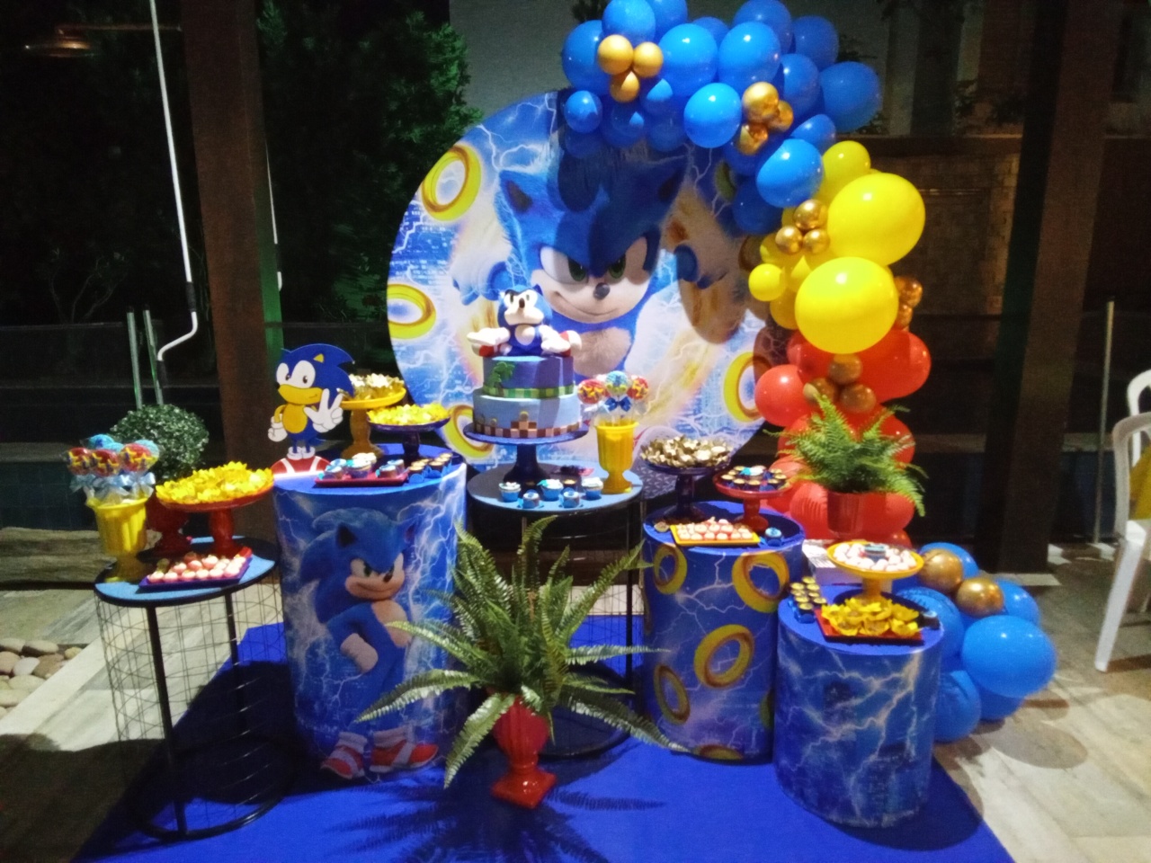 Sonic Decor - Cenário Mágico Festa