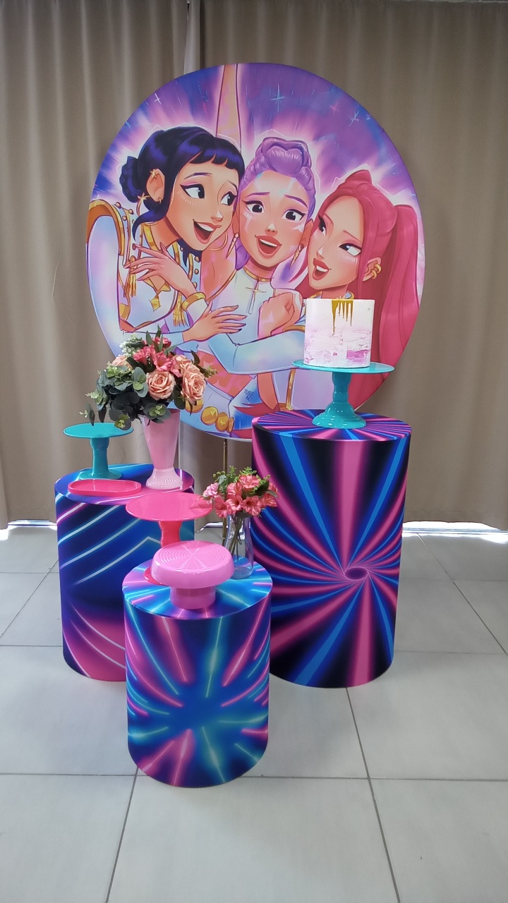 Guerreiras Kpop 1 - Cenário Mágico Festa