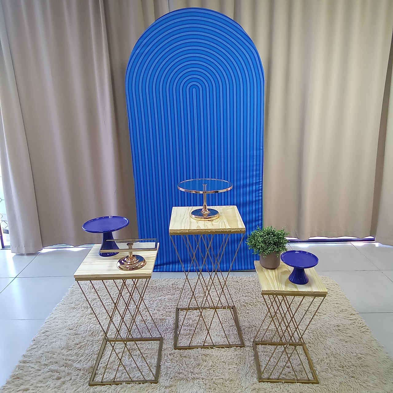 Azul Boho 4 - Cenário Mágico Festa