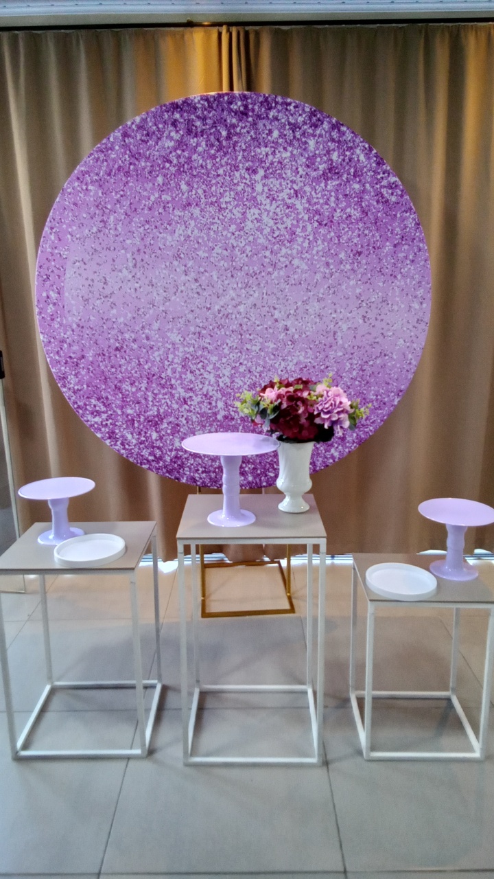 Gliter Lilas 3 - Cenário Mágico Festa