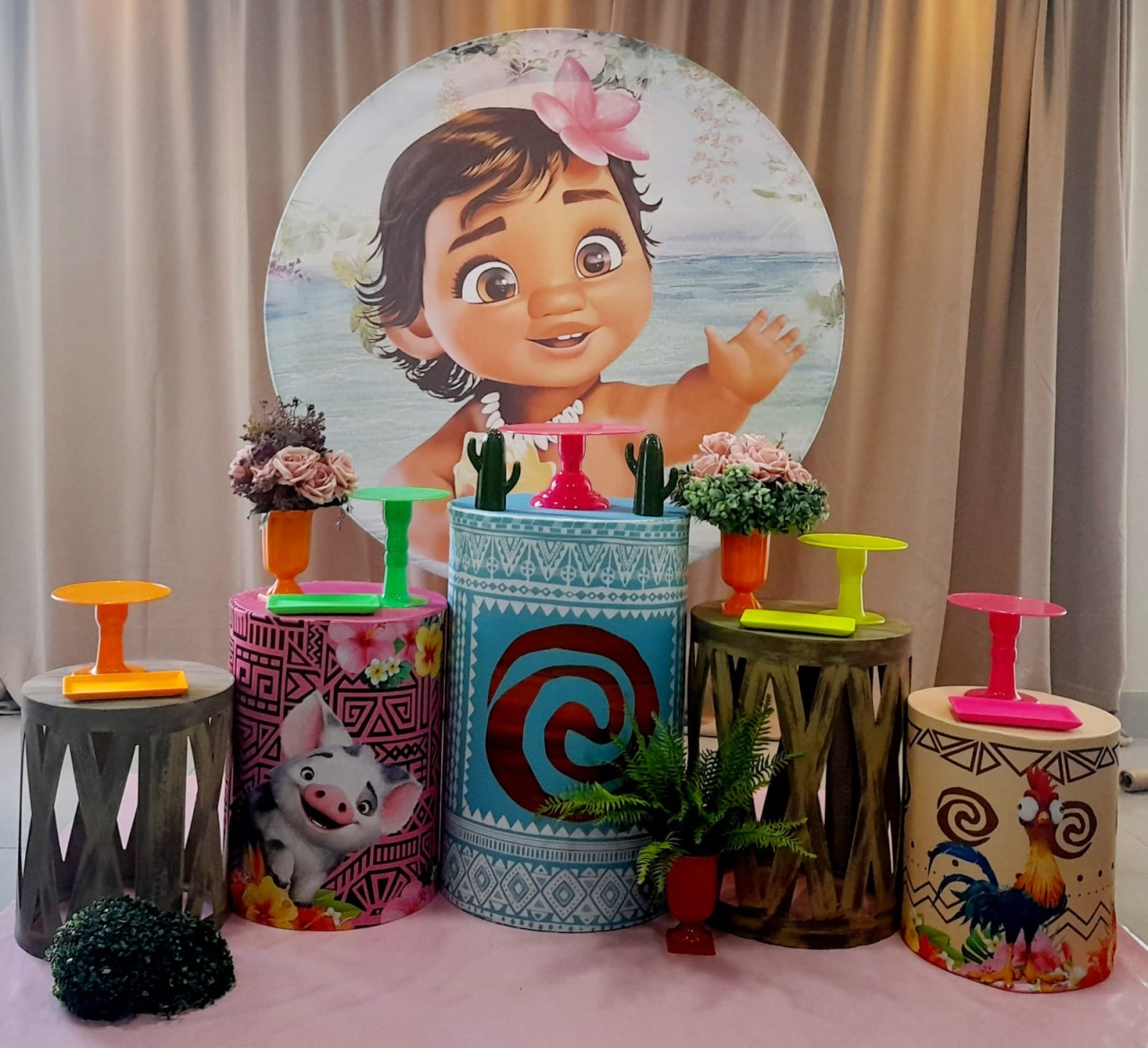 Moana Baby Decor - Cenário Mágico Festa