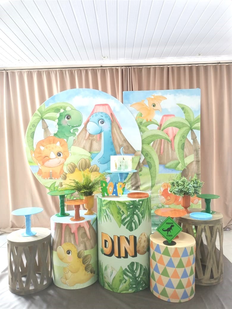 Dino Baby 3 - Cenário Mágico Festa