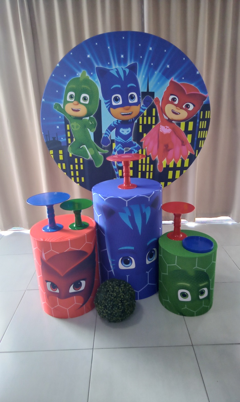 Pj Masks 1 - Cenário Mágico Festa