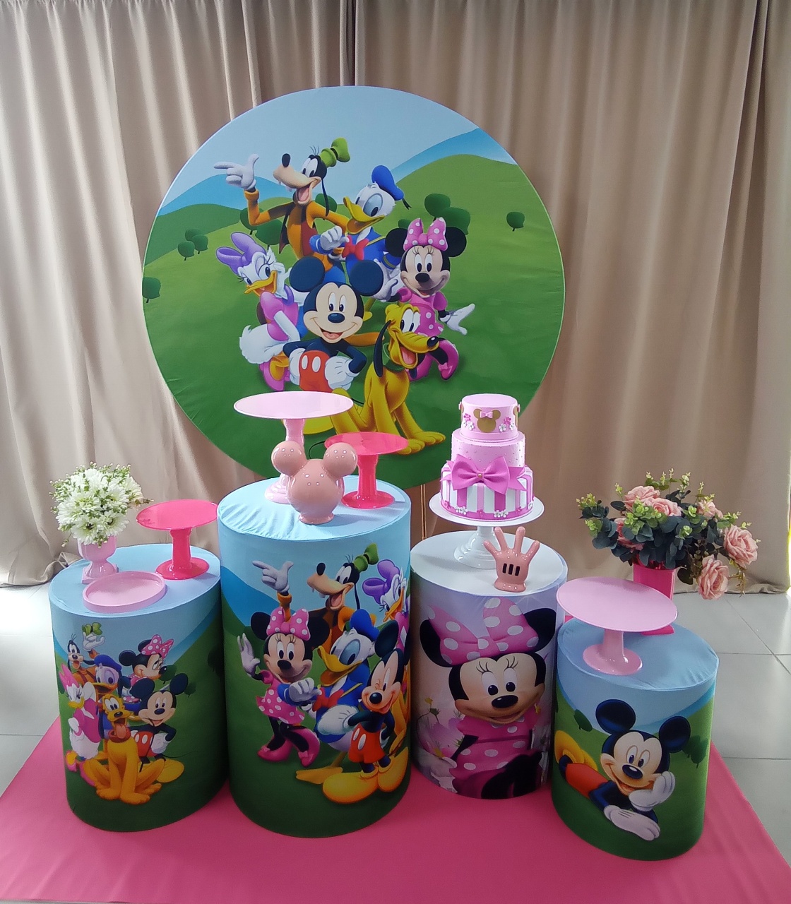 Turma Do Mickey 1 - Cenário Mágico Festa