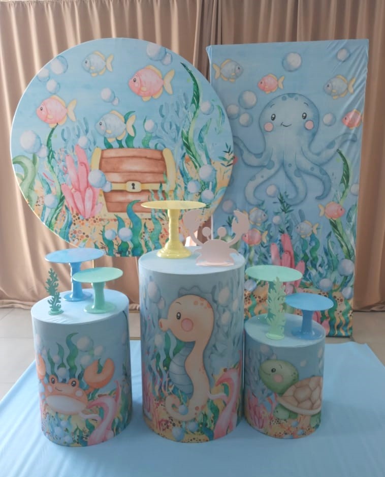 Fundo Do Mar2 - Cenário Mágico Festa