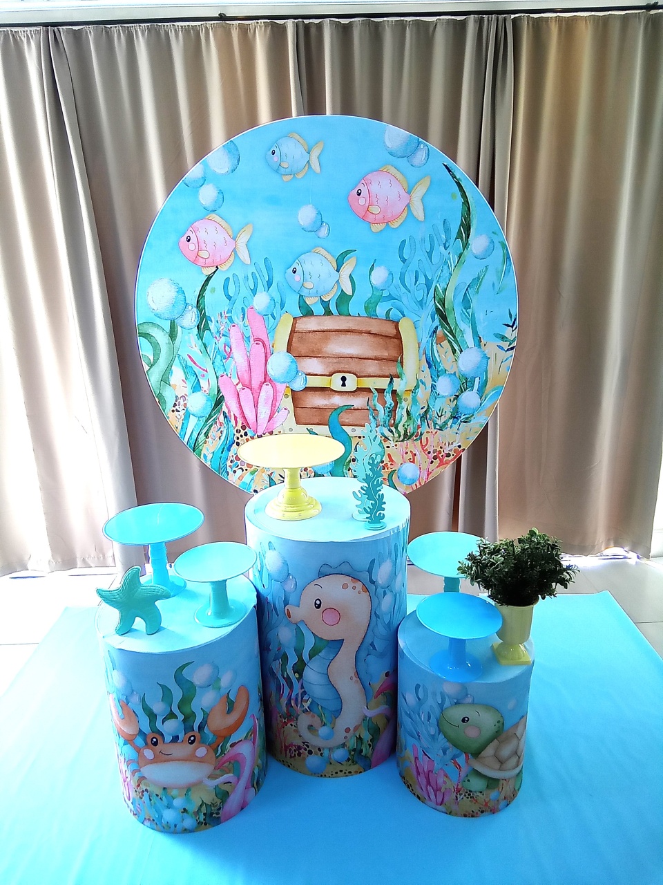 Fundo Do Mar 1 - Cenário Mágico Festa