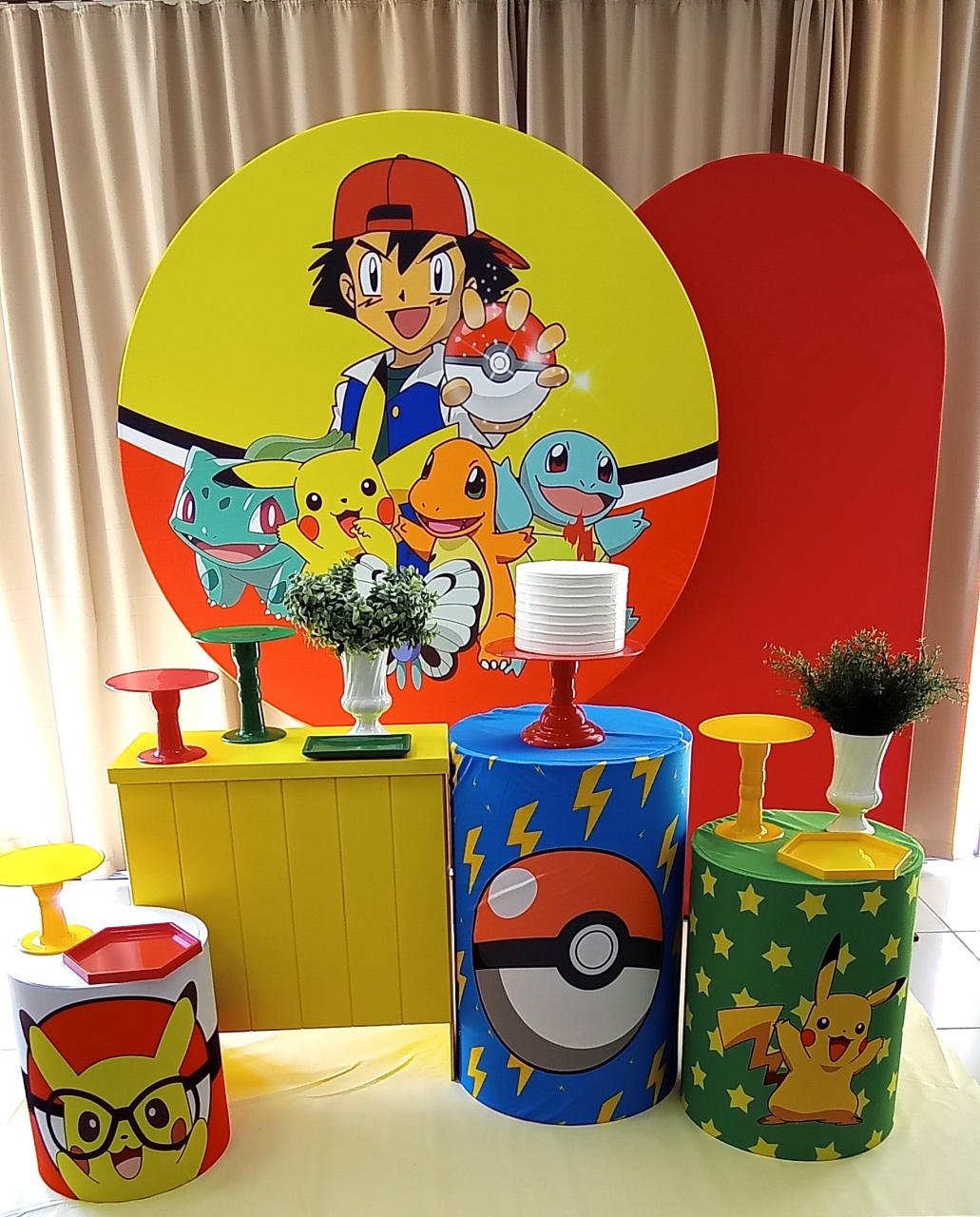 Pokemon 3 A - Cenário Mágico Festa