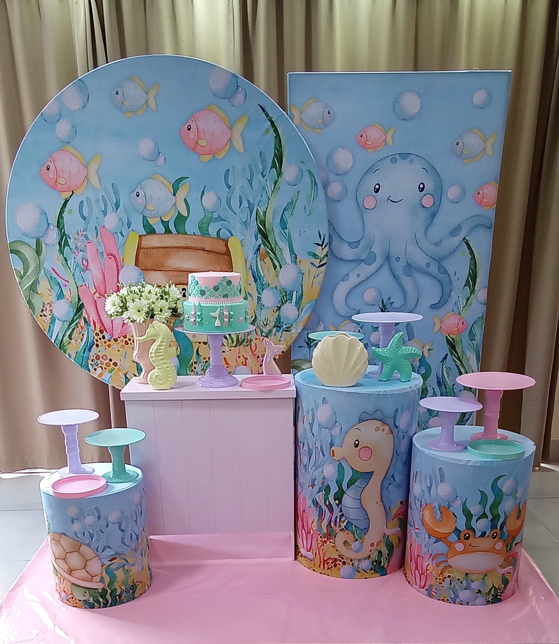 Fundo Do Mar3 - Cenário Mágico Festa