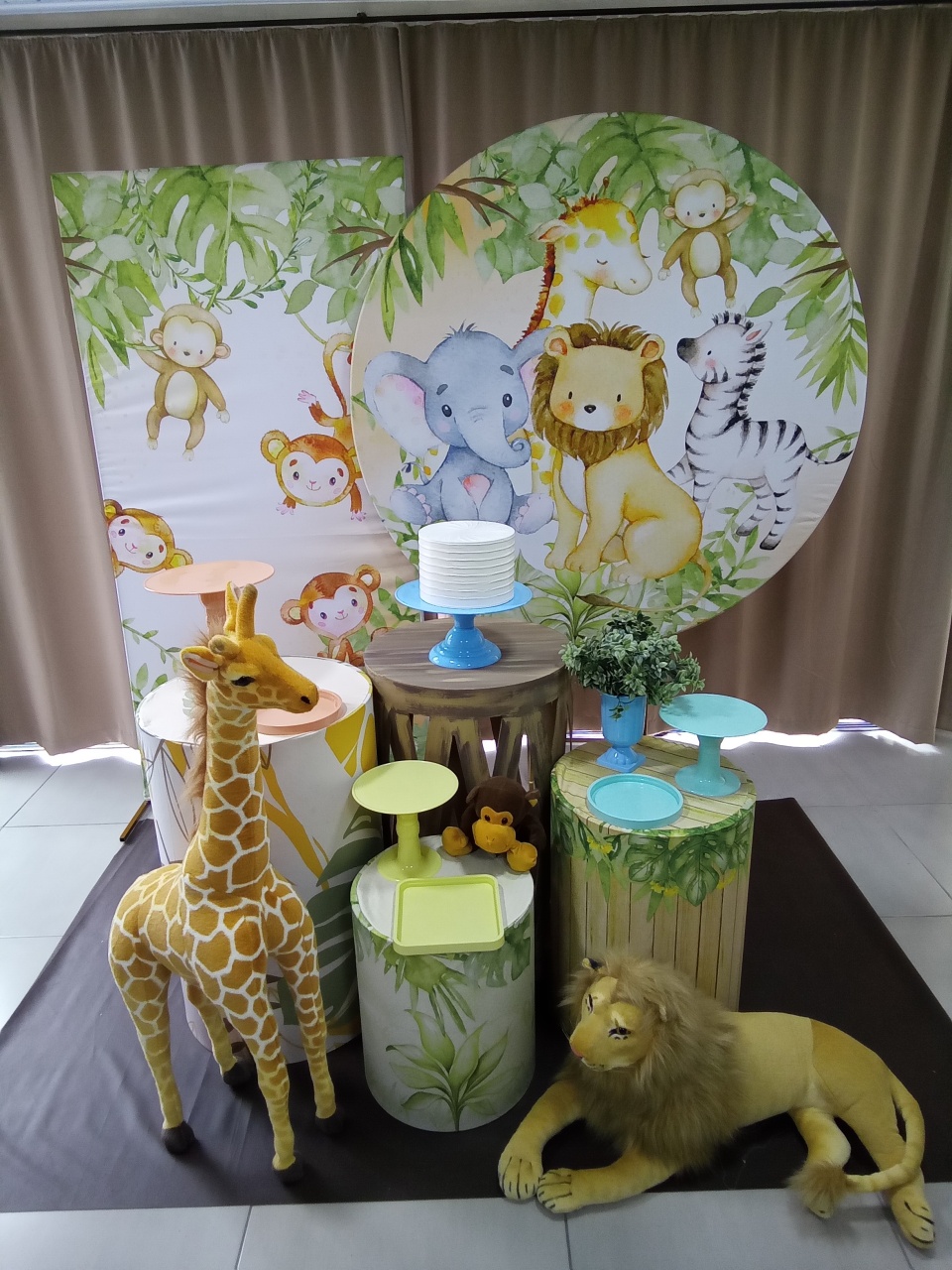 Safari Baby 2 A - Cenário Mágico Festa