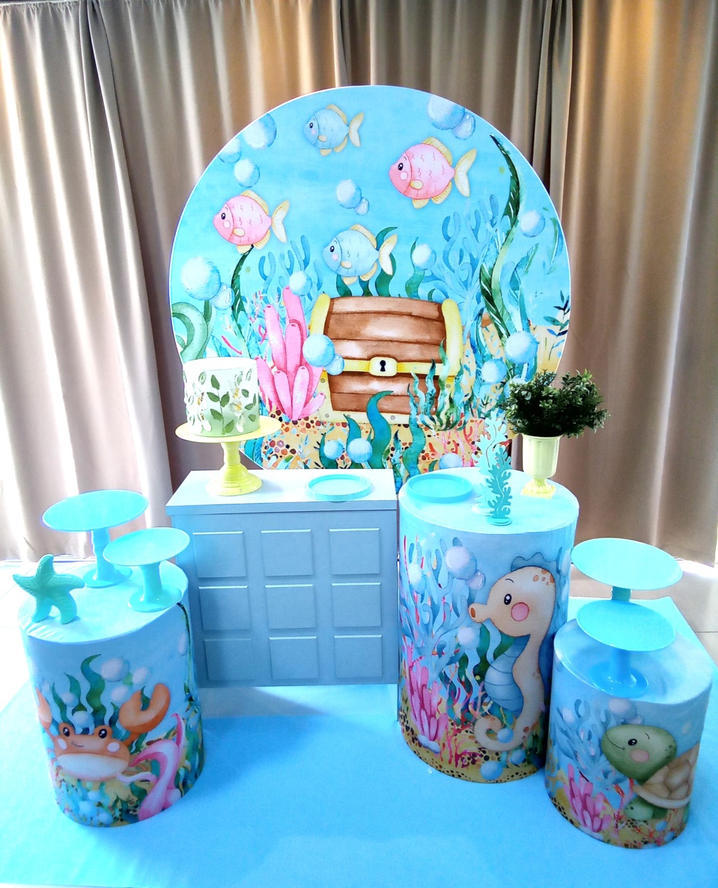 Fundo Do Mar 2 - Cenário Mágico Festa
