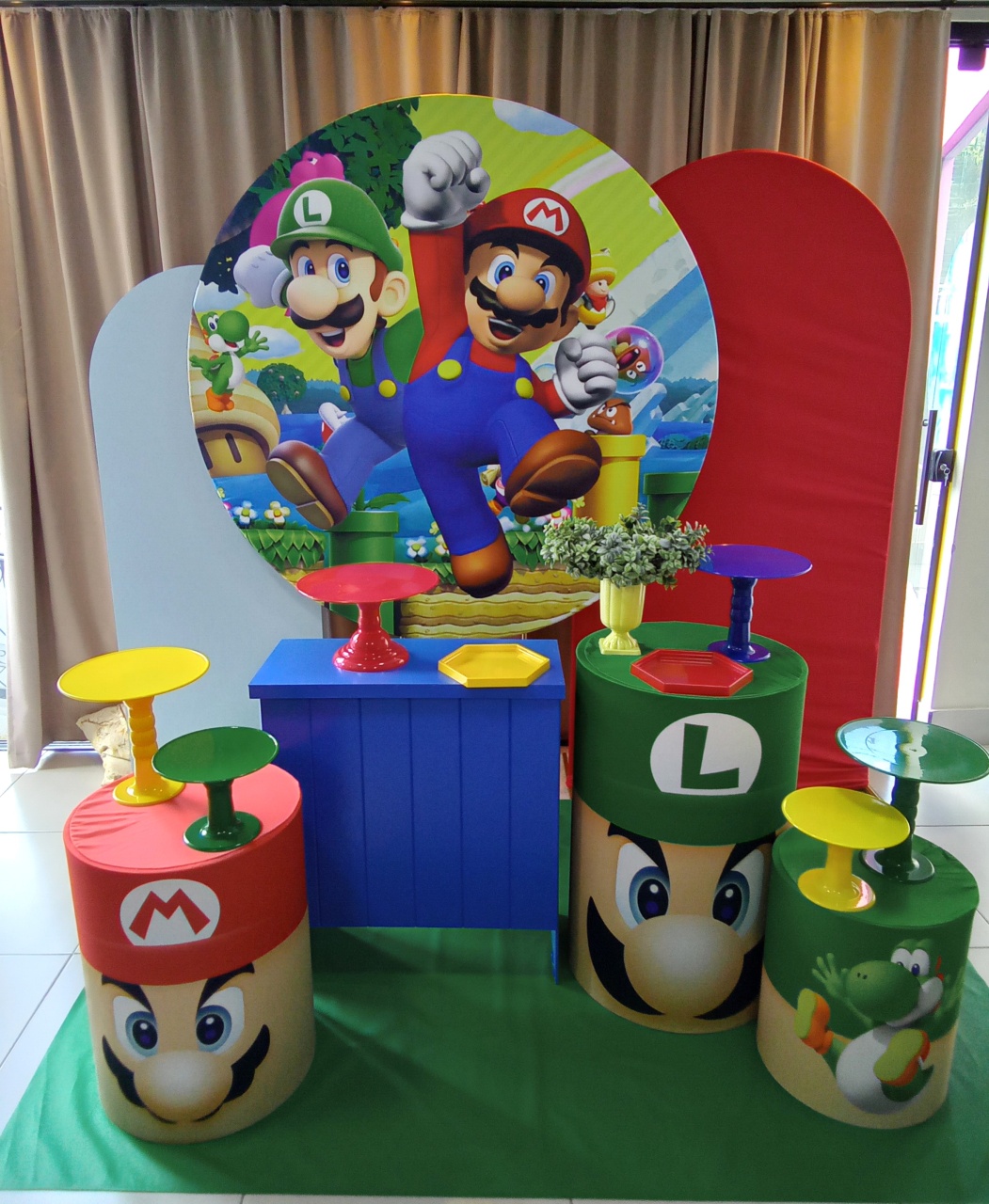 Super Mario Decor - Cenário Mágico Festa