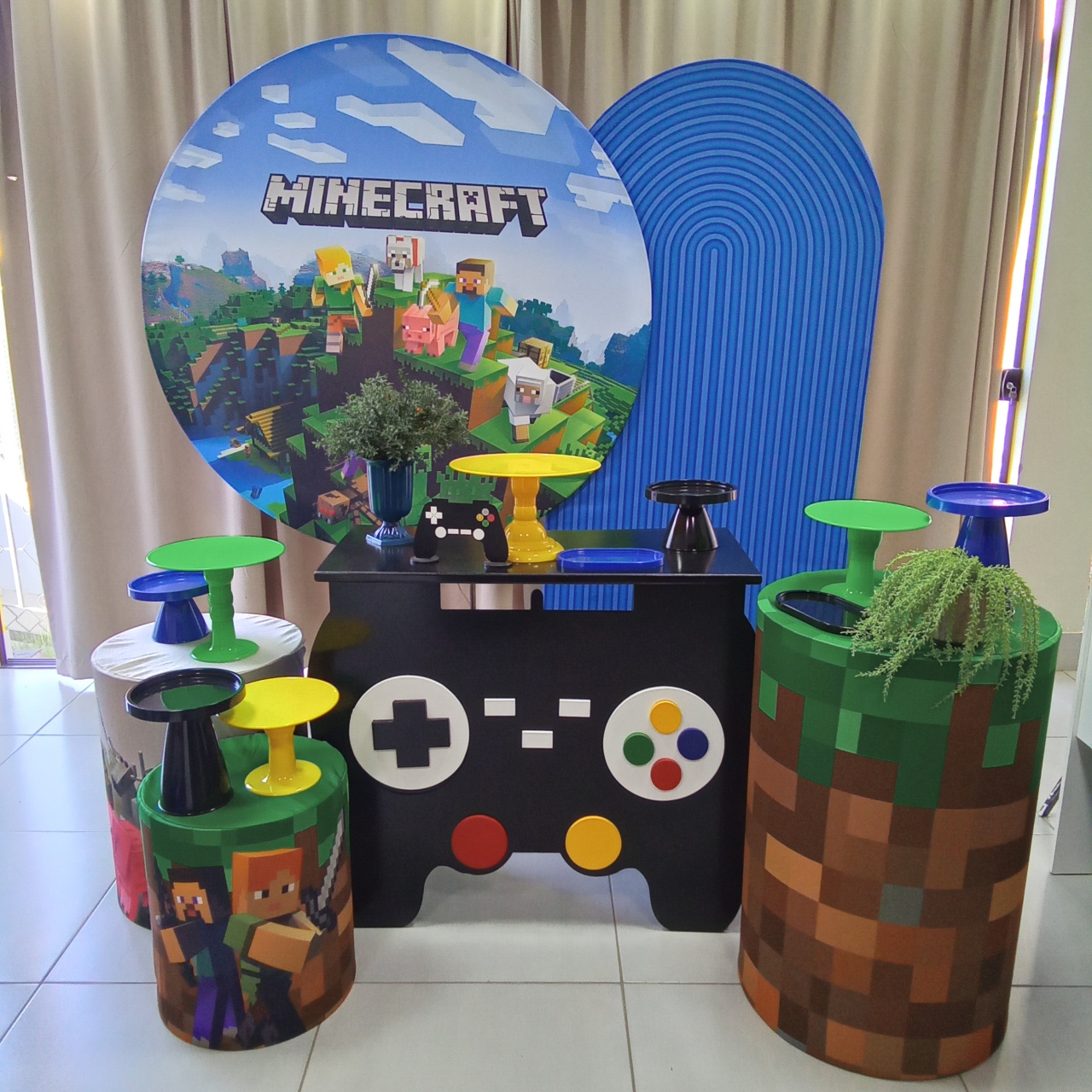 Minecraft 5 - Cenário Mágico Festa