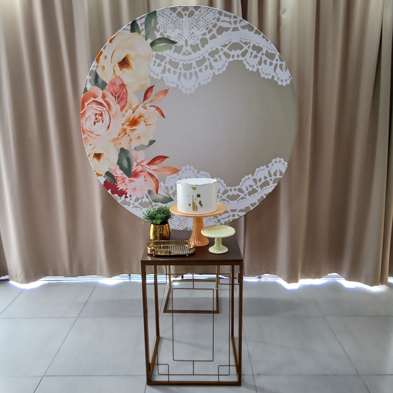 Floral Renda 2 - Cenário Mágico Festa