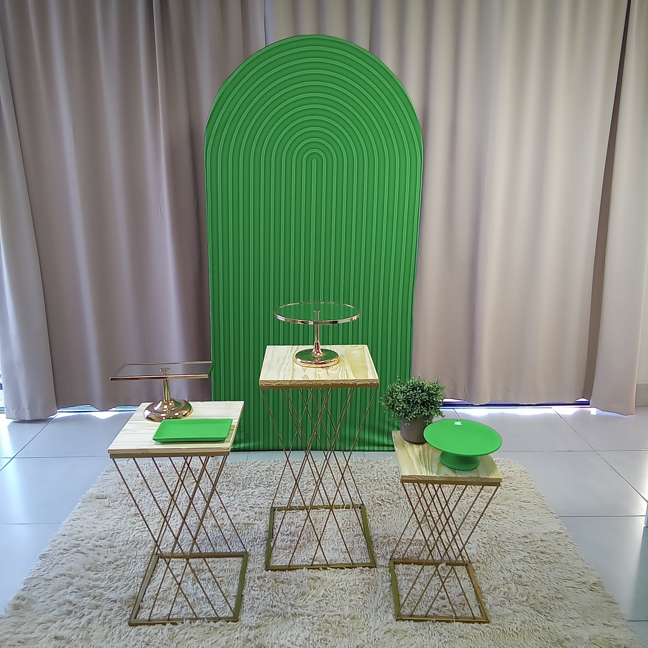 Verde Boho   4 - Cenário Mágico Festa