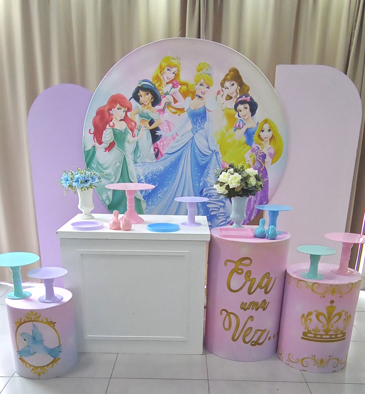 Princesas Decor A - Cenário Mágico Festa