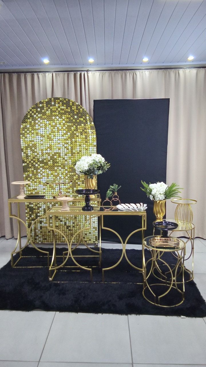 Dourado E Preto 8 - Cenário Mágico Festa