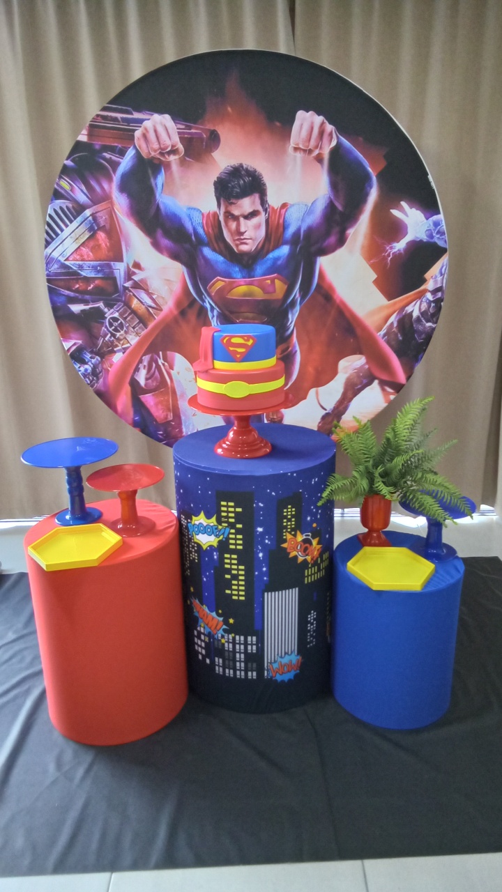 Super Homem 1 A - Cenário Mágico Festa