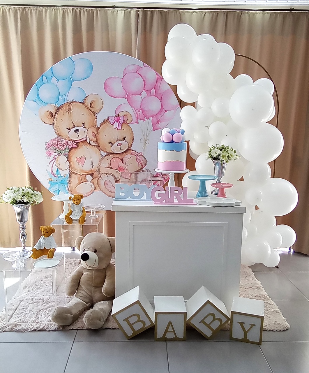 Azul E Rosa Decor D (2) - Cenário Mágico Festa