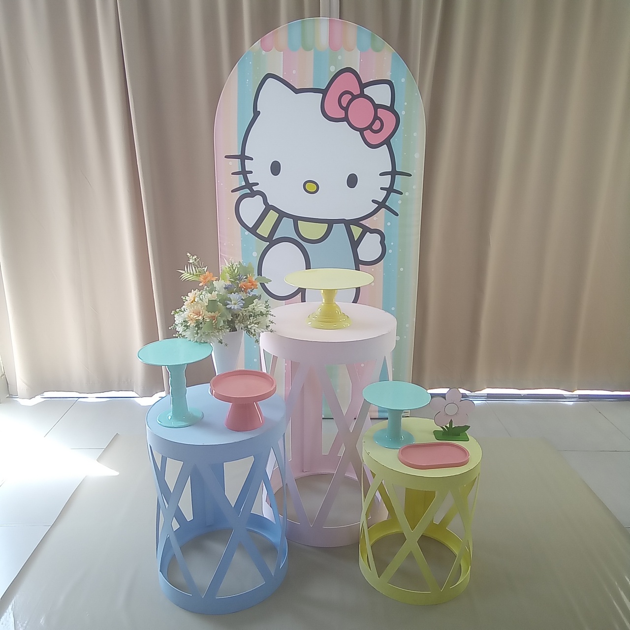 Hello Kitty 1 (2) - Cenário Mágico Festa