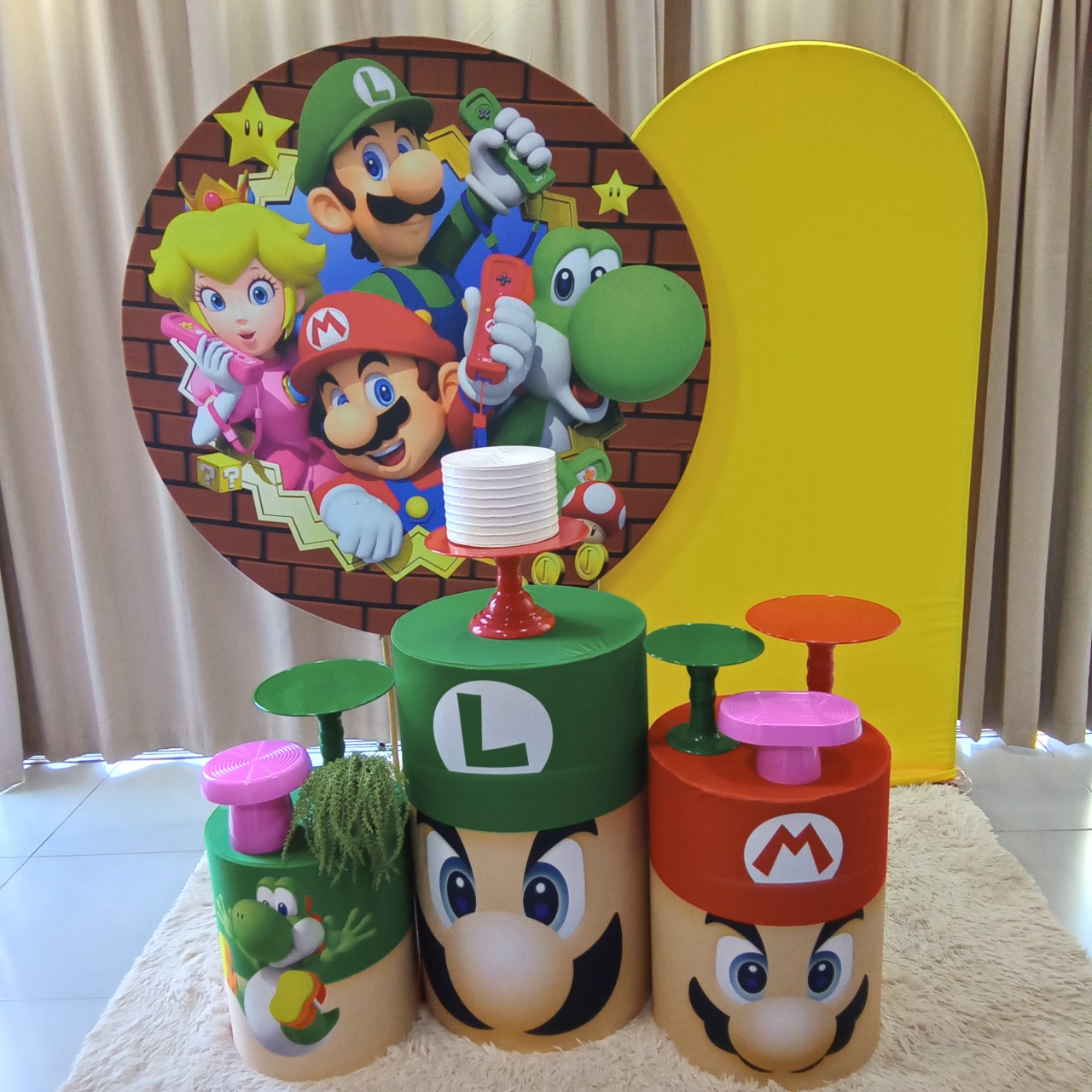 Super Mario 2 - Cenário Mágico Festa