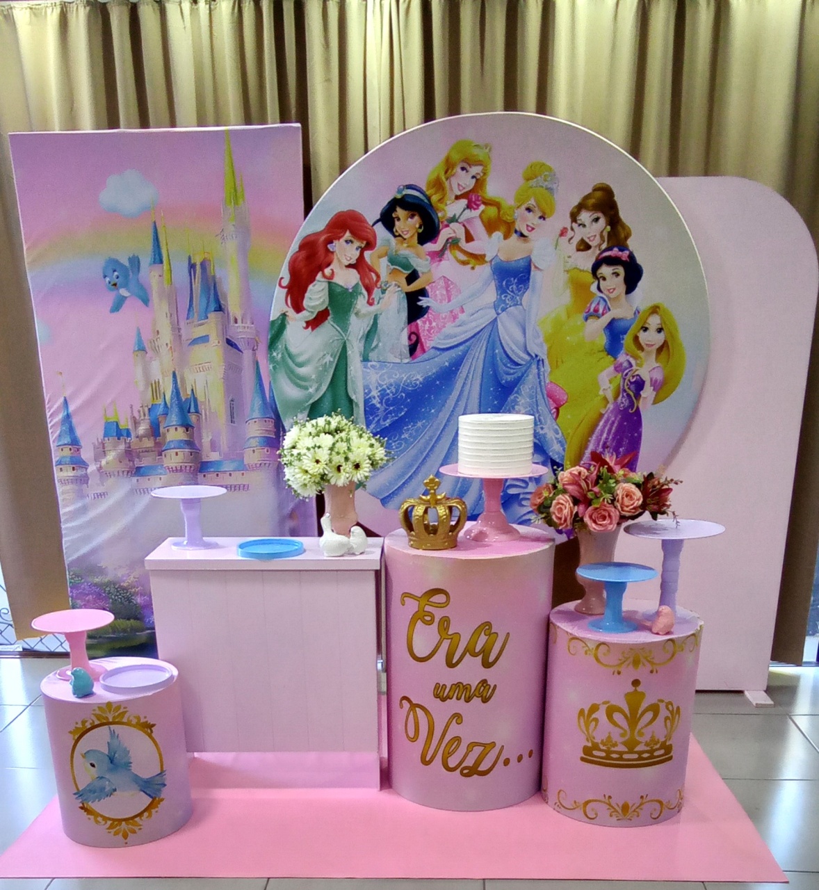 Princesas Decor - Cenário Mágico Festa