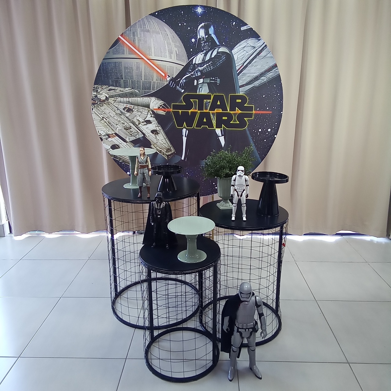 Star Wars 1 - Cenário Mágico Festa