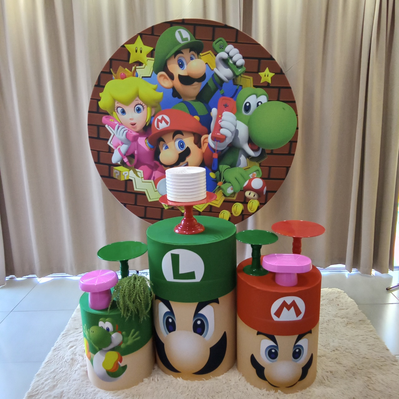 Super Mario Brothers 1 - Cenário Mágico Festa