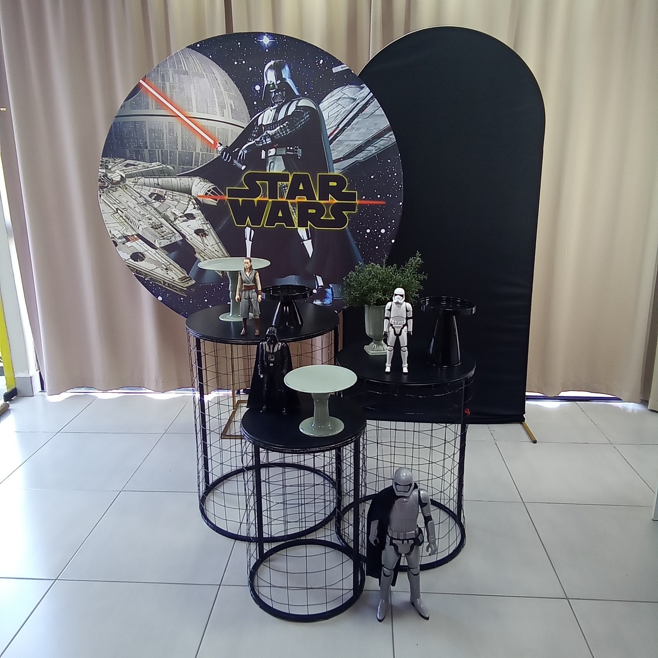 Star Wars 3 - Cenário Mágico Festa
