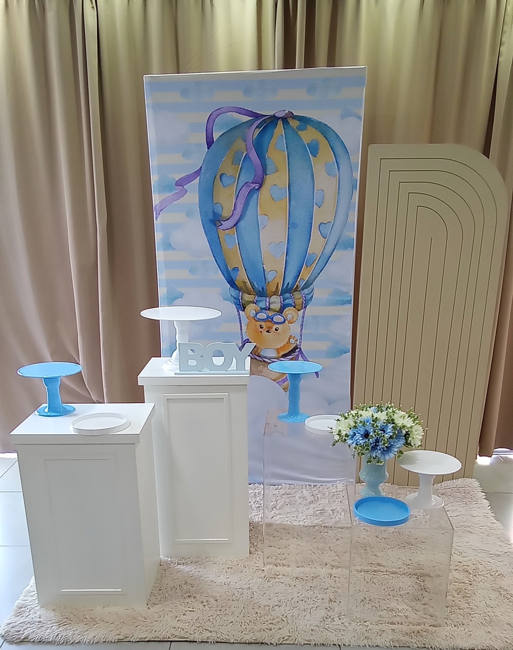 Urso Baloeiro Decor - Cenário Mágico Festa