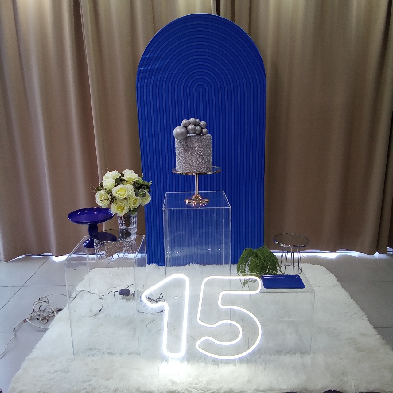 15 Anos Azul 8 - Cenário Mágico Festa